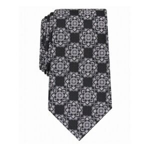 TASSO ELBA Mens Black Neat Classic Neck Tie
